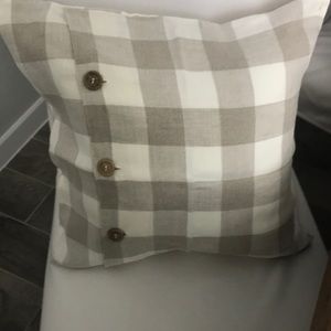 Linen Throw Pillow Cover
